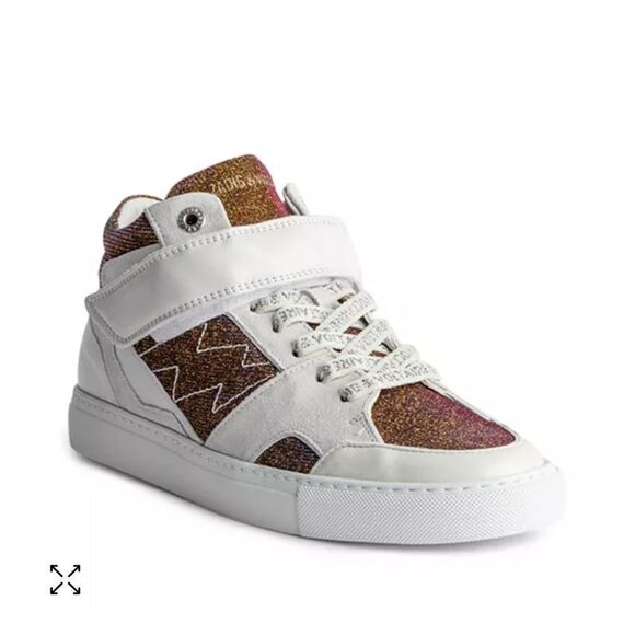 Zadig & Voltaire Lv1/4/ High Flash Sneakers size 36 - Picture 1 of 12